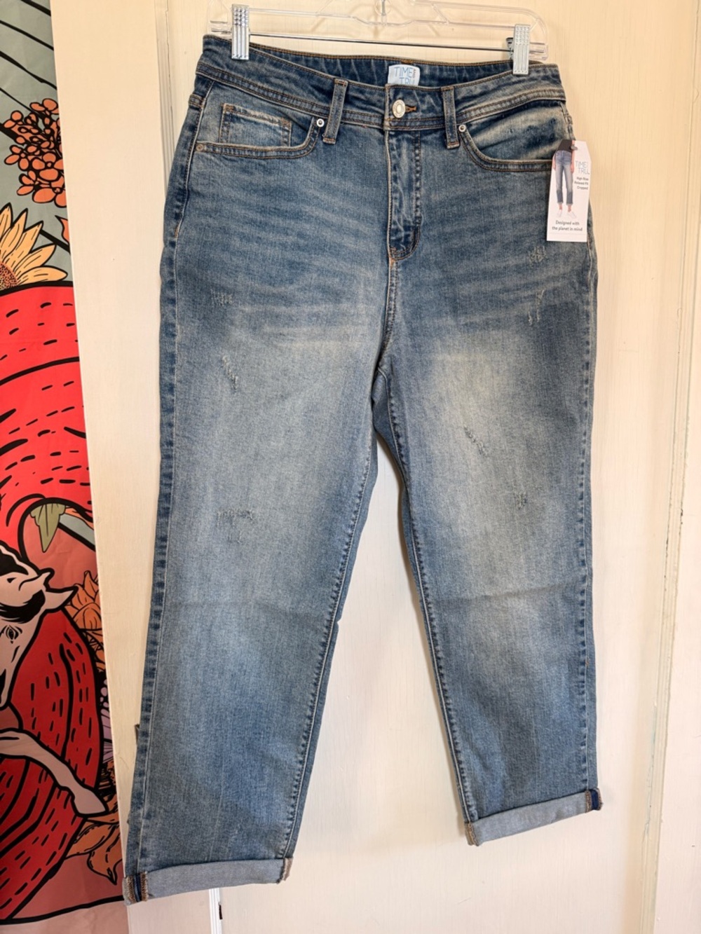High-Rise Relaxed Fit Cropped Women’s Jeans